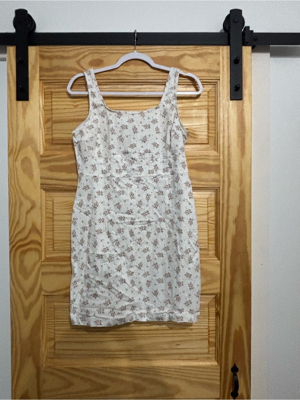 Abercrombie & Fitch Cream Floral Mini Dress
